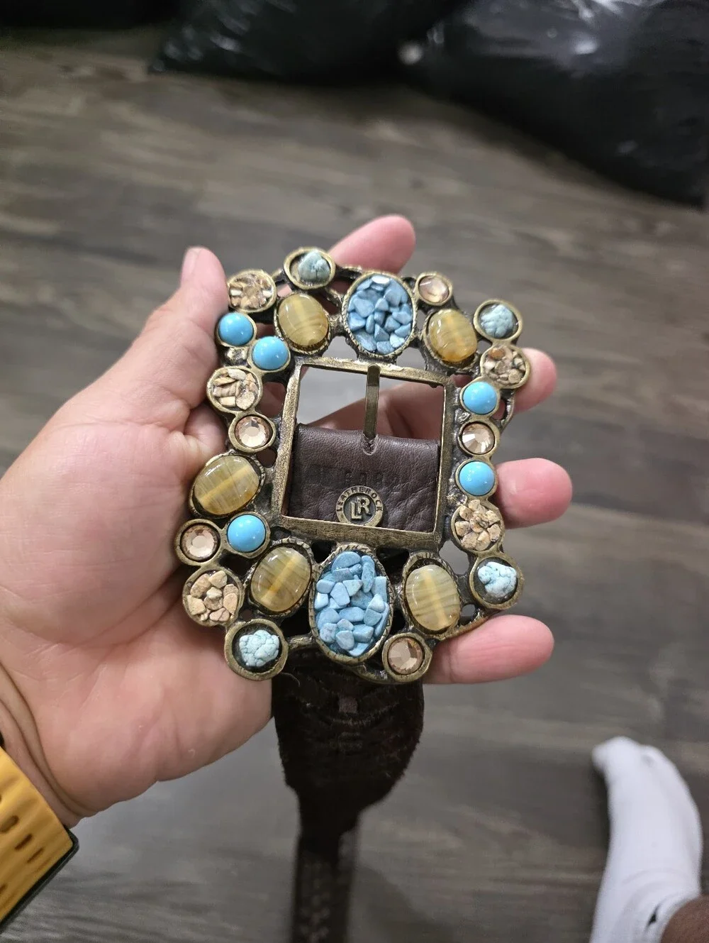 Leatherock buckle used good